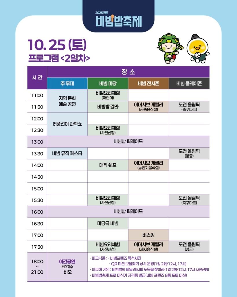 10.25 일정